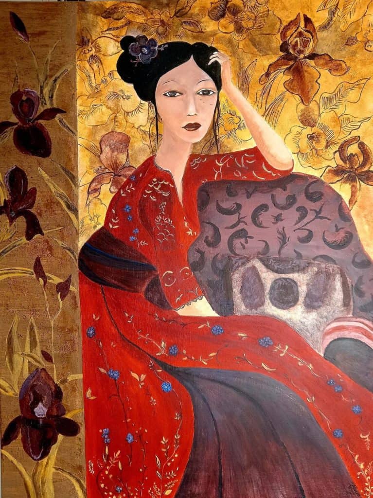 Tableau élève cours art plastique cours arts plastiques saint Nazaire bagnols sur ceze gard