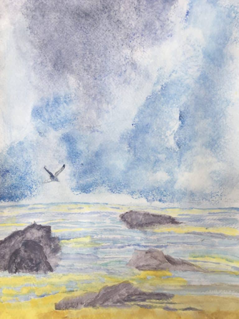 Tableau élève cours art plastique cours arts plastiques saint Nazaire bagnols sur ceze gard