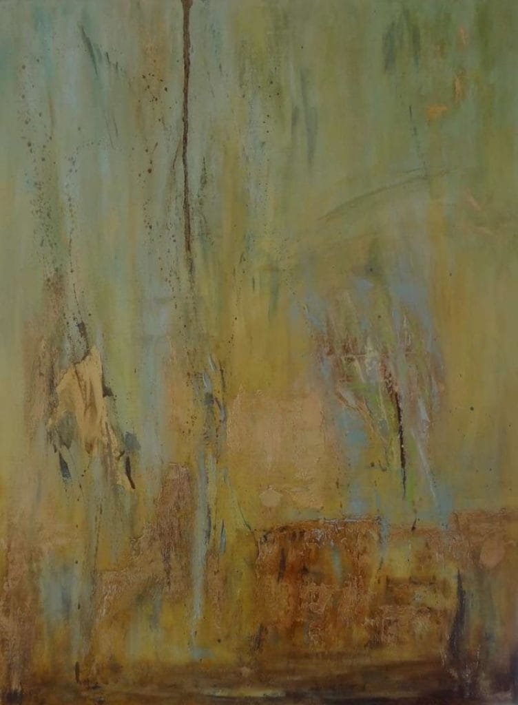 Tableau Anne-marie Vincent cours art plastique cours arts plastiques saint Nazaire bagnols sur ceze gard