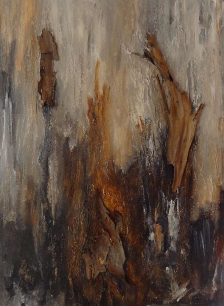 Tableau Anne-marie Vincent cours art plastique cours arts plastiques saint Nazaire bagnols sur ceze gard