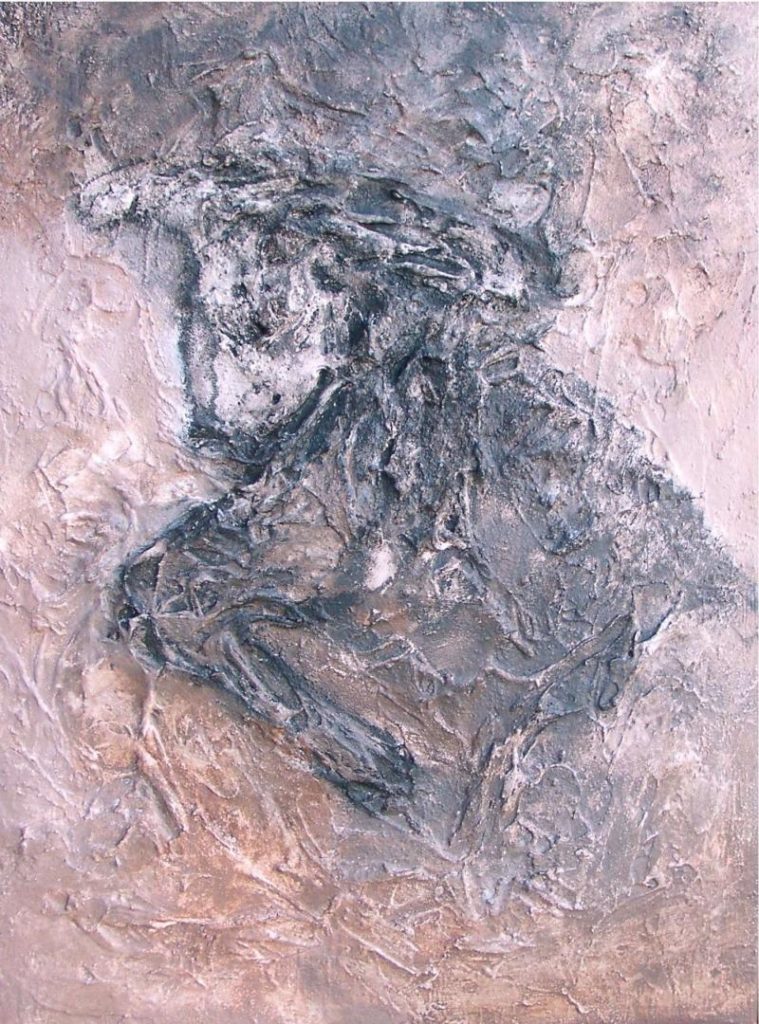 Tableau Anne-marie Vincent cours art plastique cours arts plastiques saint Nazaire bagnols sur ceze gard