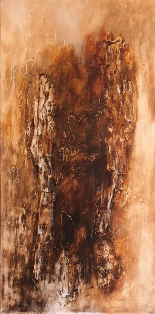 Tableau Anne-marie Vincent cours art plastique cours arts plastiques saint Nazaire bagnols sur ceze gard