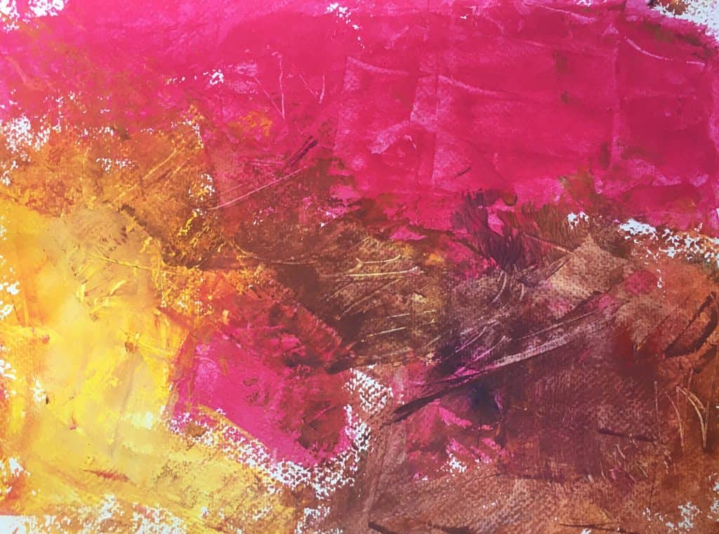 Tableau élève cours art plastique cours arts plastiques saint Nazaire bagnols sur ceze gard