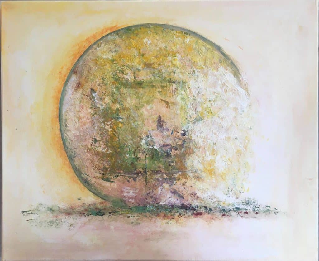 Tableau Peinture Acrylique élève cours art plastique cours arts plastiques saint Nazaire bagnols sur ceze gard